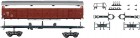 66642 Roco Box car kit
